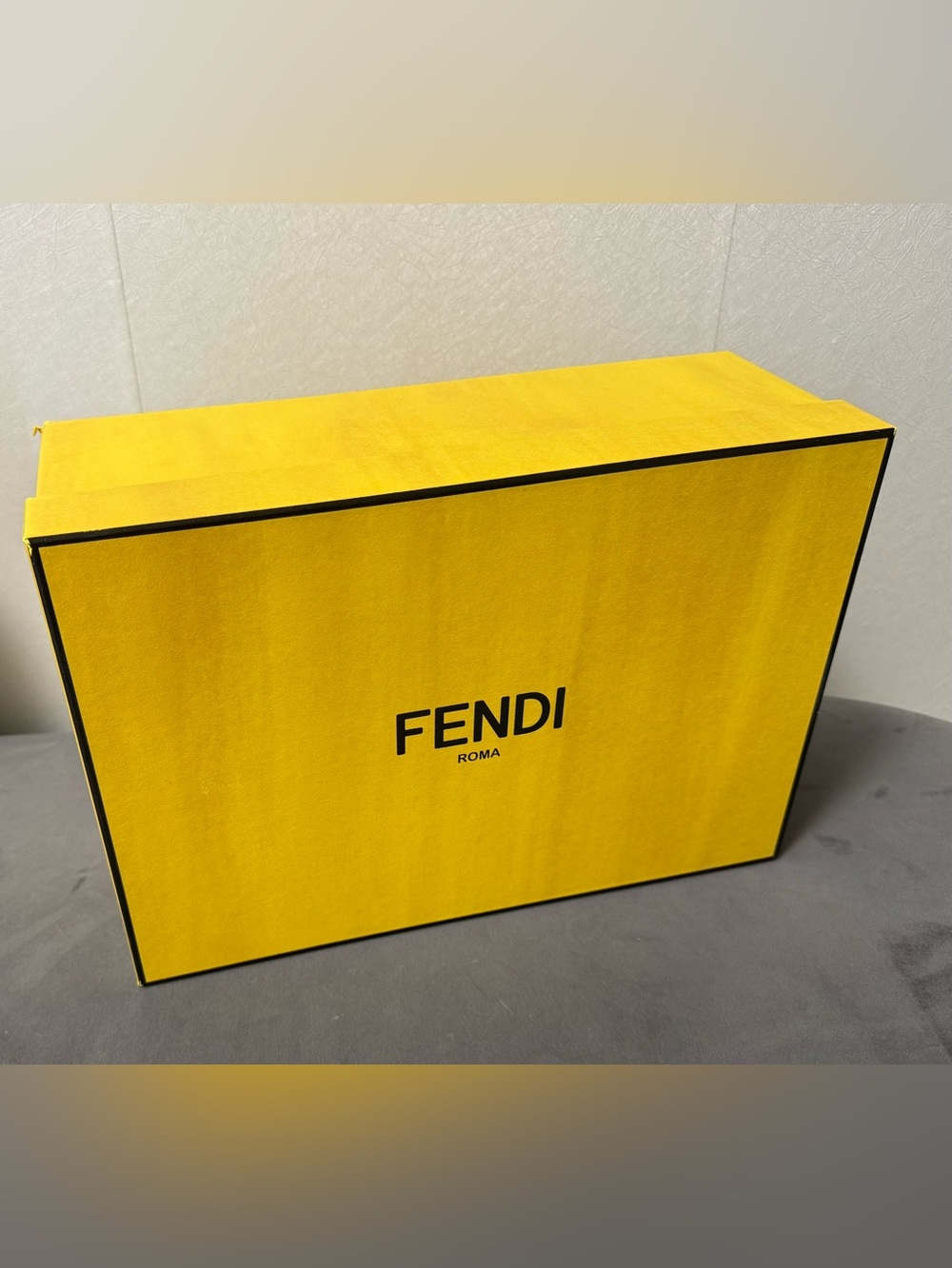 New Fendi Empty Shoe Box With 2 Bags / Card.
